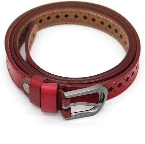 Womens Skinny Belt Gold Metal Buckle in Saudi Arabia