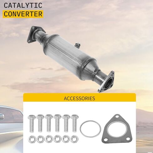 Catalytic Converters Rear Compatible With 1999-2004 Honda Odyssey EX EX-L Cargo LX 5 Door 4 Door 3.5L V6 (Replacement for Part Number: 16369) in Kuwait