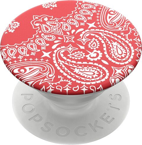 PopSockets PopGrip - Expanding Stand and Grip with Swappable Top - Red Bandana in Saudi Arabia