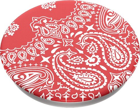 PopSockets PopGrip - Expanding Stand and Grip with Swappable Top - Red Bandana in Saudi Arabia