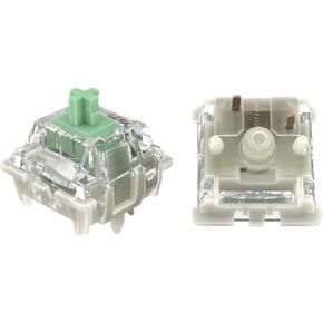 GATERON Baby Kangaroo 2.0 Switches for MX Mechanical Keyboard, 5-Pin 59gf Heavy Tactile RGB 22mm Spring Factory Pre-lubed Switches(Baby Kangaroo 2.0,108Pcs)