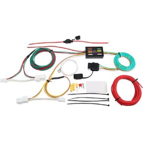 Oyviny Custom 4 Way 56165 Trailer Wiring Harness for Toyota RAV4 2006-2012, RAV4 Trailer Tow Wiring