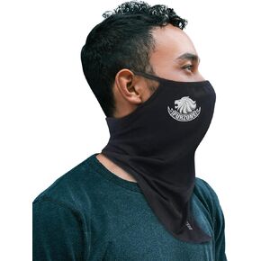 Face Scarf with Ear Loops for Professional Groomers - Breathable Face & Neck Gaiter Mask Cover/Dust Fur Protection