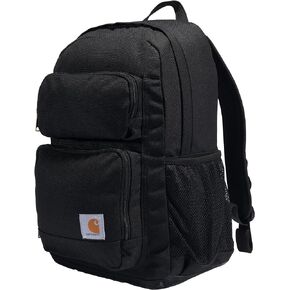 Carhartt Single-Compartment, Durable Pack with Laptop Sleeve and Duravax Abrasion Resistant Base, 27L Classic Backpack (Navy), One Size