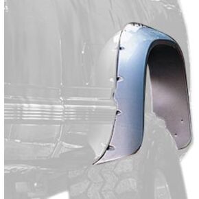 Bushwacker Cutout Pocket/Rivet Style Rear Fender Flares | 2-Piece Set, Black, Smooth Finish | 40010-11 | Fits 1988-1999 Chevrolet C/K 1500, R2500; 1997-1999 Tahoe; 1995-1997 Yukon; 1992-1994 Blazer