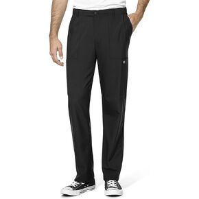 WonderWink Men's Flat Front Cargo Pocket Pant