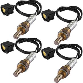 BDFHYK Oxygen Sensor Upstream Downstream O2, Compatible with Chrysler Dodge Jeep Mercedes-Benz Mitsubishi Ram Vw, 15510, 0065422018, 0065422118, 0085423918 Replacement 4Pcs