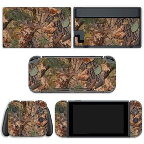 Hunting Camo Switch Skin Full Set Sticker Wrap Vinyl Decal Compatible with Game Switch Standard in Kuwait