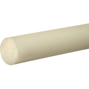 USA Sealing BULK-PR-PP-27 Polypropylene Plastic Rod, 1-1/2" Diameter, 1' Length in Kuwait