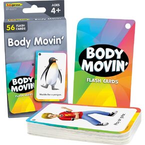 Teacher Created Resources Body Movin' Flash Cards (EP62077)