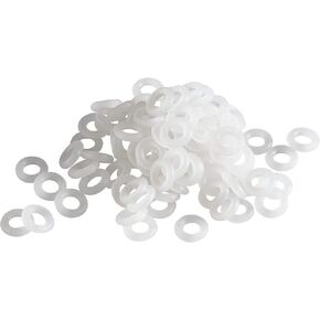 Glorious O-Ring Switch Noise Dampeners for Cherry MX Mechanical Keyboard | 120x - 70A Thin Hard, Clear White (G70-THIN)