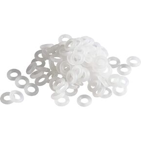 Glorious O-Ring Switch Noise Dampeners for Cherry MX Mechanical Keyboard | 120x - 70A Thin Hard, Clear White (G70-THIN)