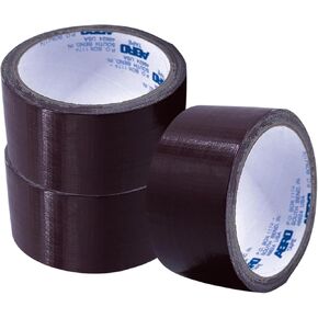 شريط لاصق ABRO مكون من 3 قطع باللون العنابي، مقاس 2 بوصة × 10 ياردات، شريط لاصق متعدد الاستخدامات ومتين للتغليف والتغليف والختم والتجليد والتجميع وإصلاح الكتب ومقاومة الطقس والصيانة العامة in Kuwait