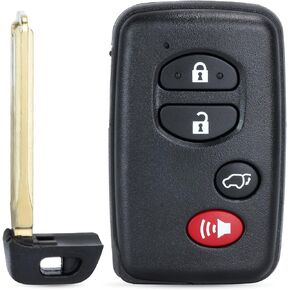 Keyless Entry Smart Proximity Key Fob Replacement for Toyota Highlander 2008-2013 HYQ14AAB 271451-0140 Board 89904-48110 4 Button 314.3MHz(for SUV ONLY)