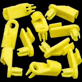 Rexka 10pcs 5/32 Door Lock Rod Clip E6AZ-5421952-A for Ford Expedition Explorer M ustang F-150 F-250 Mercury Mountaineer E-150 E-250 E-350 E6AZ5421952A