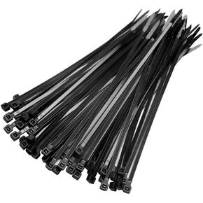 200PCS Cable Ties, 8 Inch Self-Locking Zip Ties,Black Cable Ties 40lbs Tensile Strength, Multi-Purpose Cable Management, Nylon Wire Ties for Home,Office,Garden OOTDAY