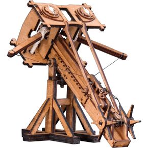 YAQUMW The Mini Roman Ballista Europe Medieval Siege Chariot Wooden Catapult DIY 3D Puzzles Model Kits STEM Projects Tabletop Toys Birthday Gift