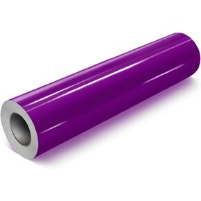 VViViD Violet Gloss DECO65 Permanent Adhesive Craft Vinyl for Cricut, Silhouette & Cameo (20ft x 11.8" Large Roll)