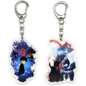 Inc. - Set of 2 Solo Leveling Acrylic Keychain Sung Jin Woo, Igris, Beru, Tusk, Iron, Tank v2
