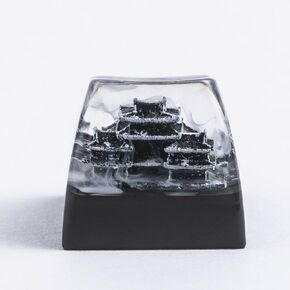 Artisan Keycaps Famous Landscape Series Resin Esc Keycap for Mechanical Keyboard (Snow Relics-OEM Profile)