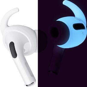 elago 4 Pairs AirPods Pro Ear Hooks Covers - Comfortable and Secure Fit, Improved Sound Quality, Precise Cutout Design, Accessories Compatible with AirPods Pro [US Patent Registered] (White)