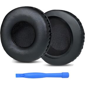 Ear Pads Replacement for Skullcandy Hesh, Hesh 2, Hesh 2 Bluetooth Wireless Over-Ear Headphones by MMOBIEL - Memory Foam and Protein PU Ear Pad Cushions - Noise Isolation Earpads Replacement – Black