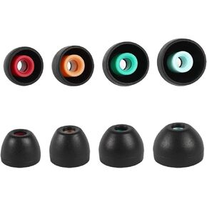 Memory Foam Eartips for Sony WF-C500/LinkBuds S Earbuds Tips Sony WF-1000XM4/1000XM3 WF-1000XM5 WF-XB700 WI-1000X fit Charging Case 3 Pairs LMS Black