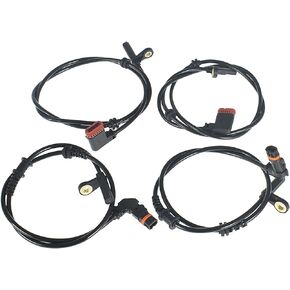 labwork 4Pcs ABS Wheel Speed Sensor Replacement for 2007-2013 Mercedes-Benz W204 C300 C350 2045400117 2045400317