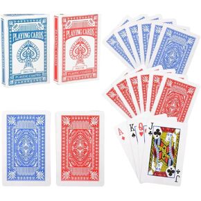 Bulk Playing Cards, 2.25 Inch x 3.5 Inch (Standard, 144 Decks)