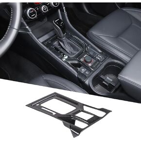 Central Control Gear Shift Panel Trim Cover Compatible with Subaru Forester 2019-2024, ABS Gear Shifter Console Anti-Scratch Panel Frame Sticker Protection Interior Accessories (Carbon Fiber Pattern)