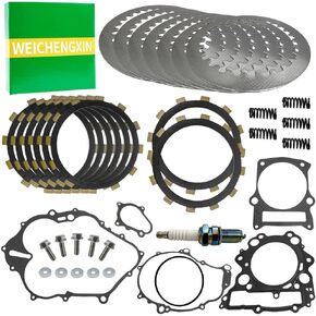 Clutch Kit Heavy Duty Springs & Cover Gasket Compatible for Yamaha Raptor 660 660R YFM660R 2001 2002 2003 2004 2005