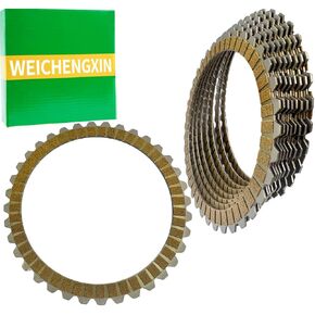 9Pcs Clutch Friction Plates Set for Sportster 883 1200 XL883 XL1200 Dyna Low Rider Softail