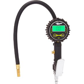 TireMinder High Precision Digital RV Inflator Gauge with Replaceable AAA Batteries and 5 Year Warranty