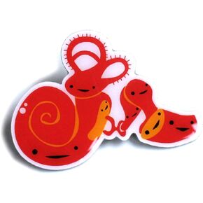 Inner Ear Lapel Pin - Now Hear This by I Heart Guts