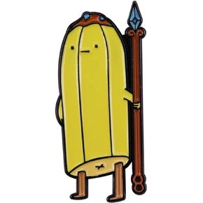 Banana Guard Guards Princess Bubblegum Castle Candy People Come Along With Me Adventure Time Jake Finn Cartoon Animated TV Show 1.4" Enamel Pin Badge