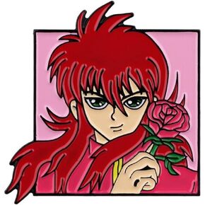 Yoko Kurama YuYu Yu Yu Hakusho Yusuke Urameshi Manga Anime 1.6" Enamel Pin Badge