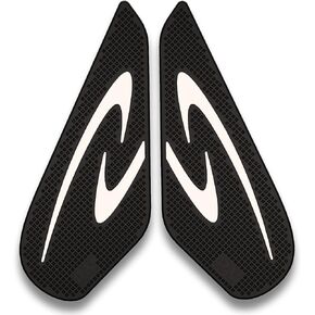 RV for Kauasaki Ninja 400 Motorcycle Gas Tank Protector Tank Pad Sticker Fuel Tank Pad Rubber Tank Traction Gas Fuel Side Pad Gas Knee Grip Tank Anti Slip sticker 2018+ (Red)