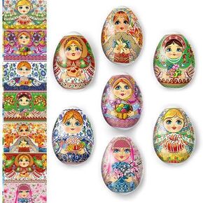 Pysanky Eggs - Egg Wraps - Easter Eggs - Heat Shrink Sleeve - Matryoshka