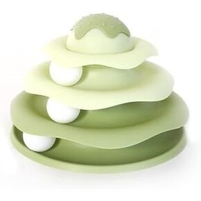 3-Tier Cat Track Toy, Ice-Cream Track Pet Toy