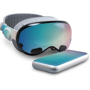 Carbon Fiber VR Skin Compatible with Apple Vision Pro - Antique Marble - Premium 3M Vinyl Protective Wrap Decal Cover - Easy to Apply | Crafted in The USA by MightySkins