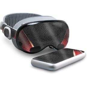 Glossy Glitter Skin Compatible with Apple Vision Pro - Hex Rays - Premium 3M Vinyl Protective Wrap Decal Cover - Easy to Apply | Crafted in The USA by MightySkins