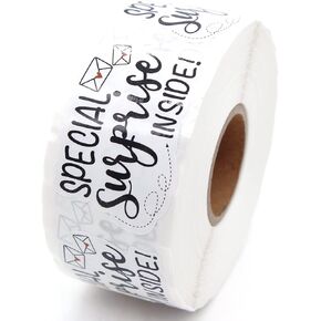 Special Surprise Inside Stickers,Small Business Sticker, Handmade Business Sticker,Happy Mail Sticker, Thank You Small Business Stickers for Packages, 500 PCS