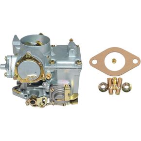 مكربن ​​Surwit 34PICT-3 لسيارة VW Beetle Super Beetle 1971-1979 محرك ثنائي المنفذ 1600cc 12 فولت مبرد بالهواء من النوع 1 شيء خنق أوتوماتيكي Karmann Ghia Squareback Transporter Part # 113129031K in Kuwait