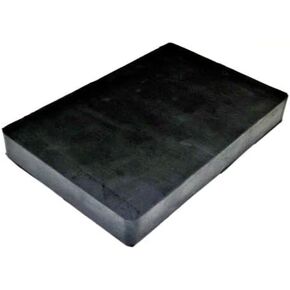 JTS Jewelers Rubber Bench Block Rubber Dapping Block Work Forming Non Marring 4"x 6"