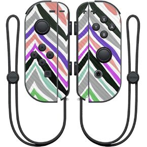 MightySkins Carbon Fiber Skin for Nintendo Joy-Con Controller - Neon | Protective, Durable Textured Carbon Fiber Finish | Easy to Apply, Remove, and Change Styles | Made in The USA