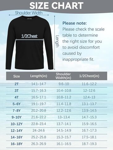 Youth Neon Shirts Dry Fit Long Sleeve Athletic T-Shirts Boys Girls UPF 50+ Quick Dry Neon Shirt for Kids 2T to Youth in Saudi Arabia