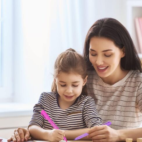 مجموعة أقلام تمييز من 8 ألوان منحنية، 6 أشكال مختلفة أقلام تحديد ذات طرف مزدوج أقلام تمييز جمالية لمجلة القصاصات الفنية واللوازم المدرسية المكتبية للأطفال والكبار رسم وتدوين الملاحظات in Kuwait