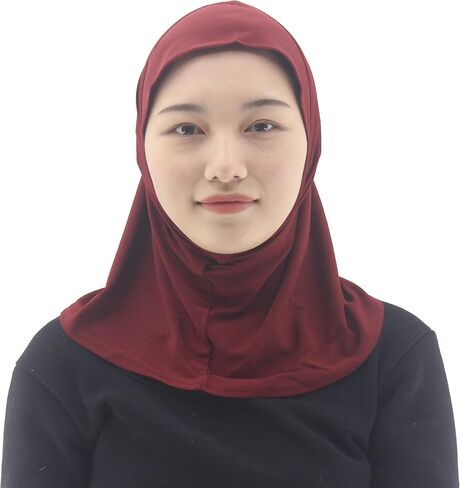 Muslim Mini Hijab Scarf Islamic One Piece Women's Sport Hijabs in Saudi Arabia