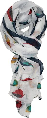 Ted & Jack - Bird Lovers Allover Songbird Print Scarf in Saudi Arabia