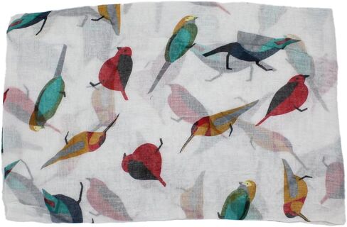 Ted & Jack - Bird Lovers Allover Songbird Print Scarf in Saudi Arabia